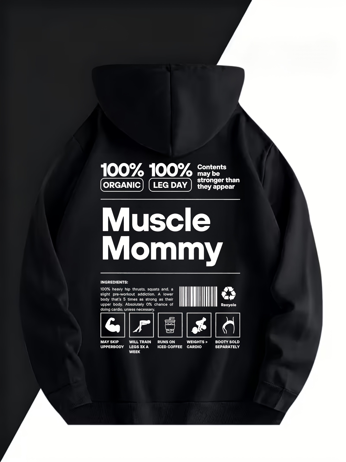 T Nutrition Fitness - Fitness Fun Men's Hooded Sweatshirt -